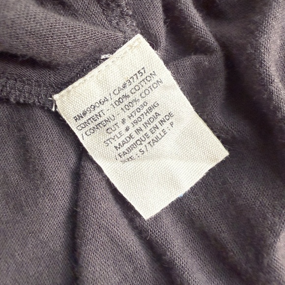 Billabong Small Petite dark gray Aztec embroidered California bohemian tank top - Picture 12 of 13